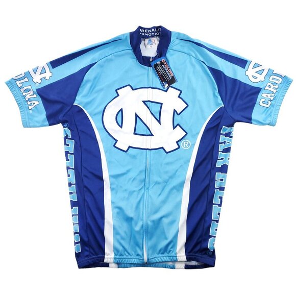 University North Carolina Tar Heels Cycling Jersey Full Zip Adrenaline XL NWT - Picture 1 of 11